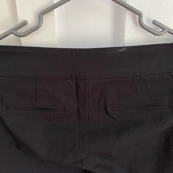 Thick tight nylon stretch black slip on legging pants - Picture 8 of 8